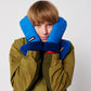 Bobo Choses Blue Bicolour Mittens