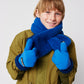 Bobo Choses Blue Bicolour Mittens