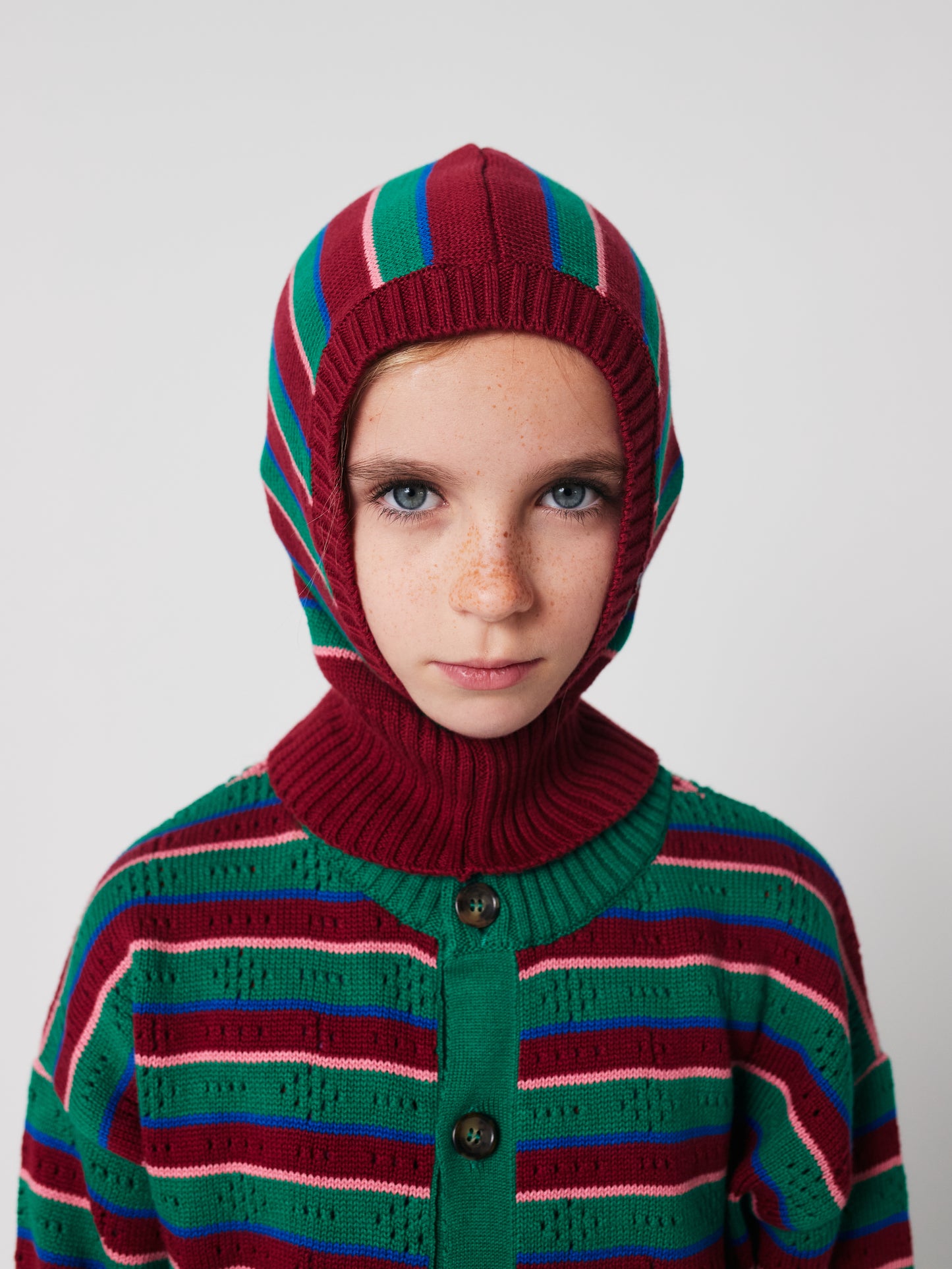 Bobo Choses Striped Balaclava