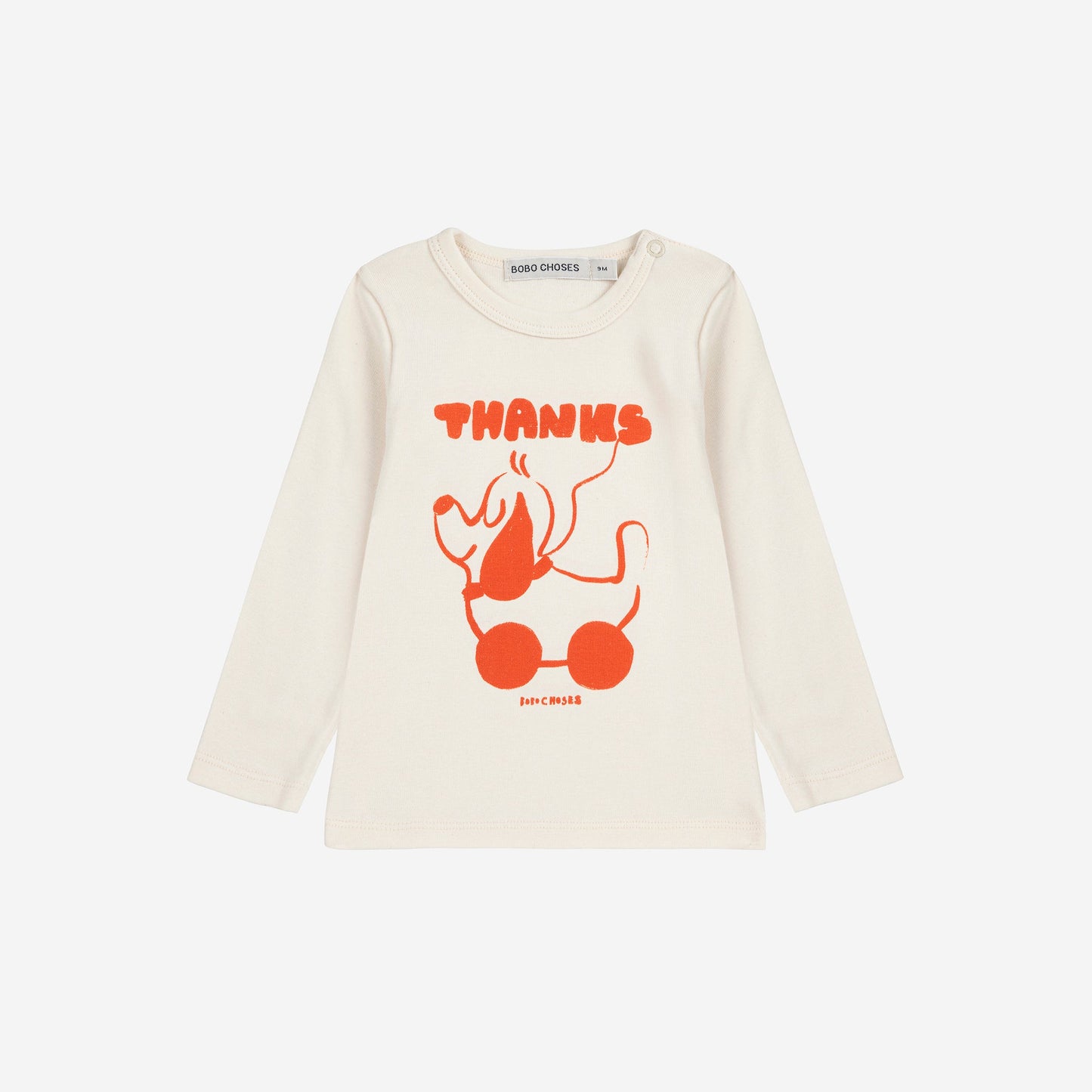 Bobo Choses Baby FUN Collection Rolling Dog T-Shirt