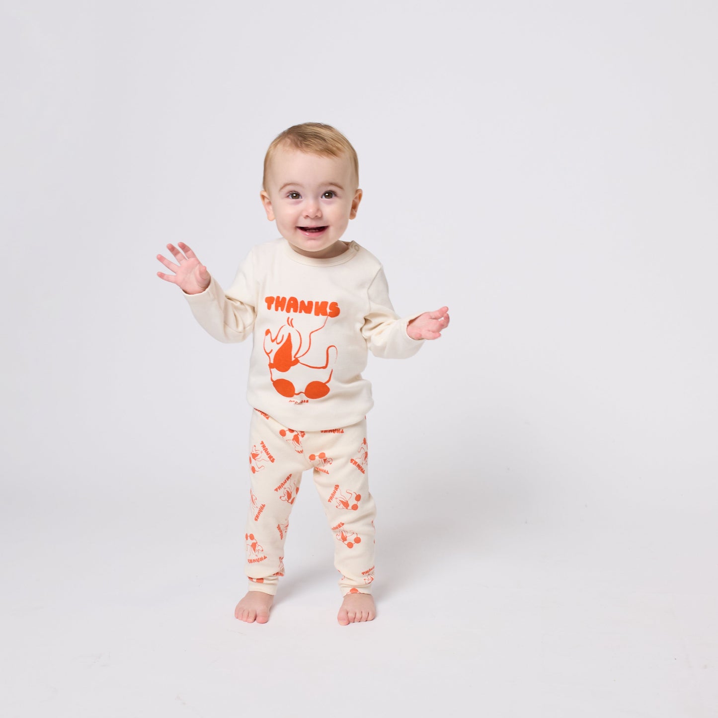 Bobo Choses Baby FUN Collection Rolling Dog T-Shirt
