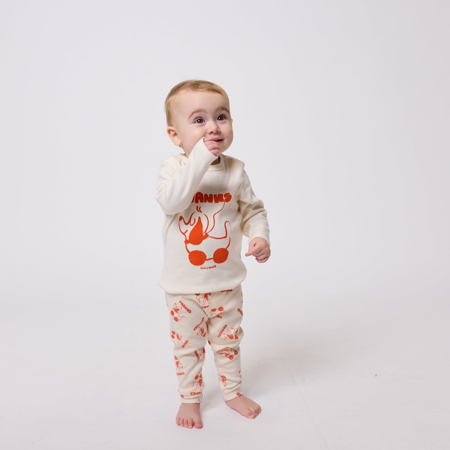 Bobo Choses Baby FUN Collection Rolling Dog T-Shirt