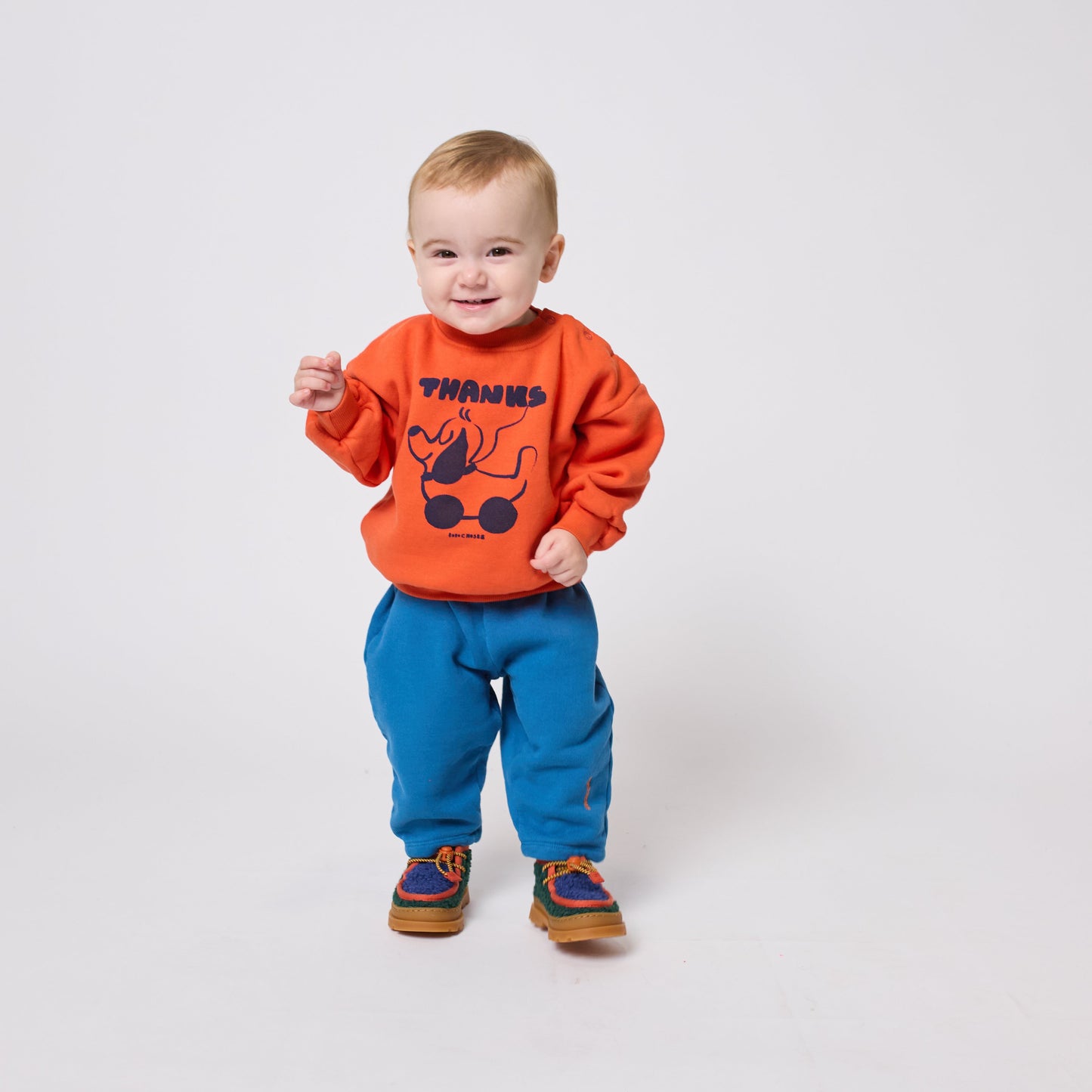 Bobo Choses Baby FUN Collection Rolling Dog Fleece Set