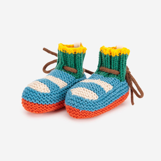 Bobo Choses FUN Collection Multicolour Knitted Booties