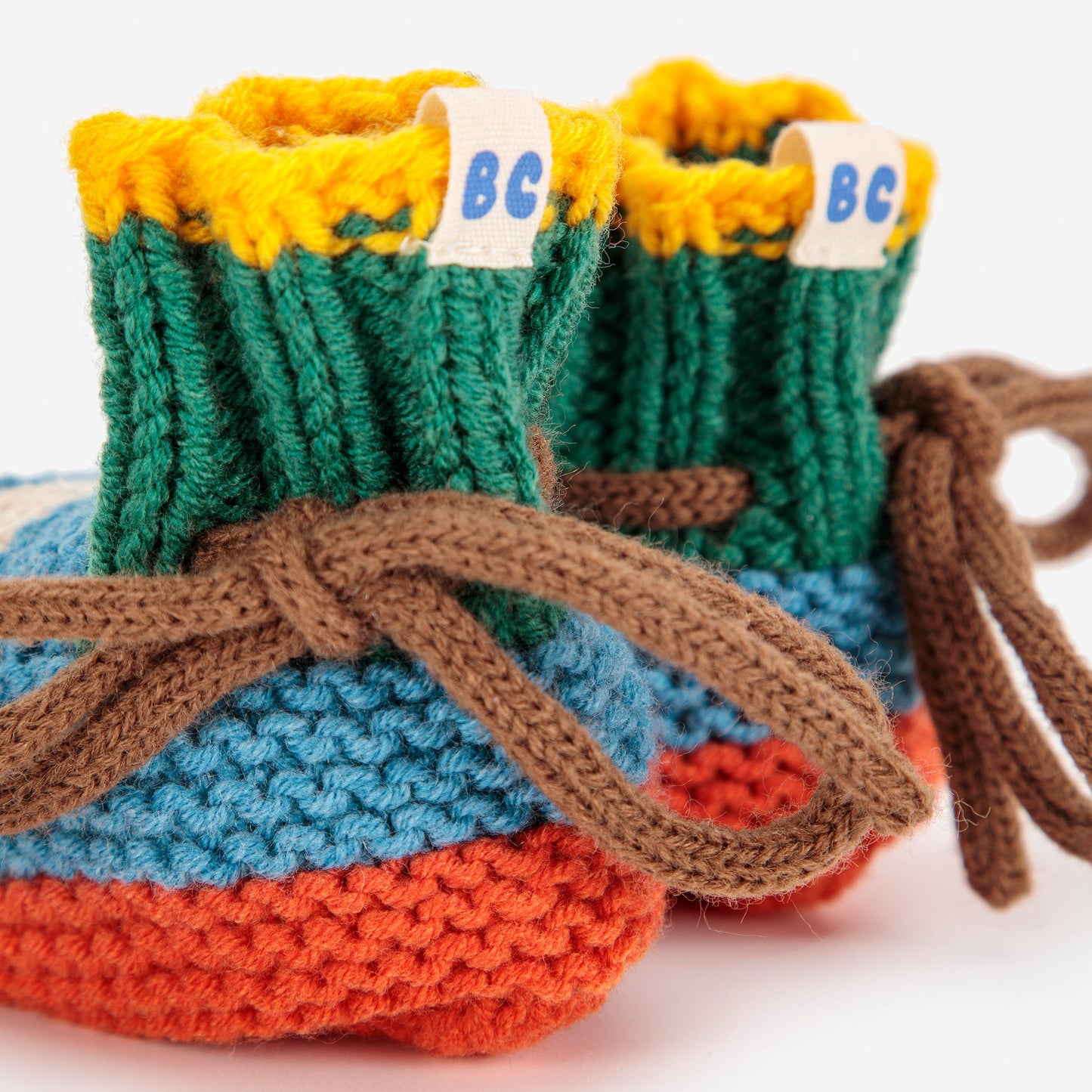 Bobo Choses FUN Collection Multicolour Knitted Booties