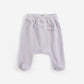 Bobo Choses Baby Lilac Velvet Footed Leggings