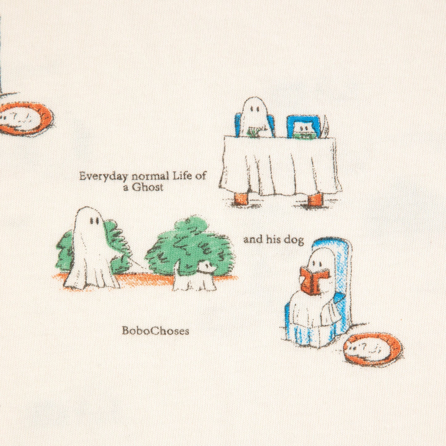 Bobo Choses Baby Everyday Ghosts All Over T-Shirt