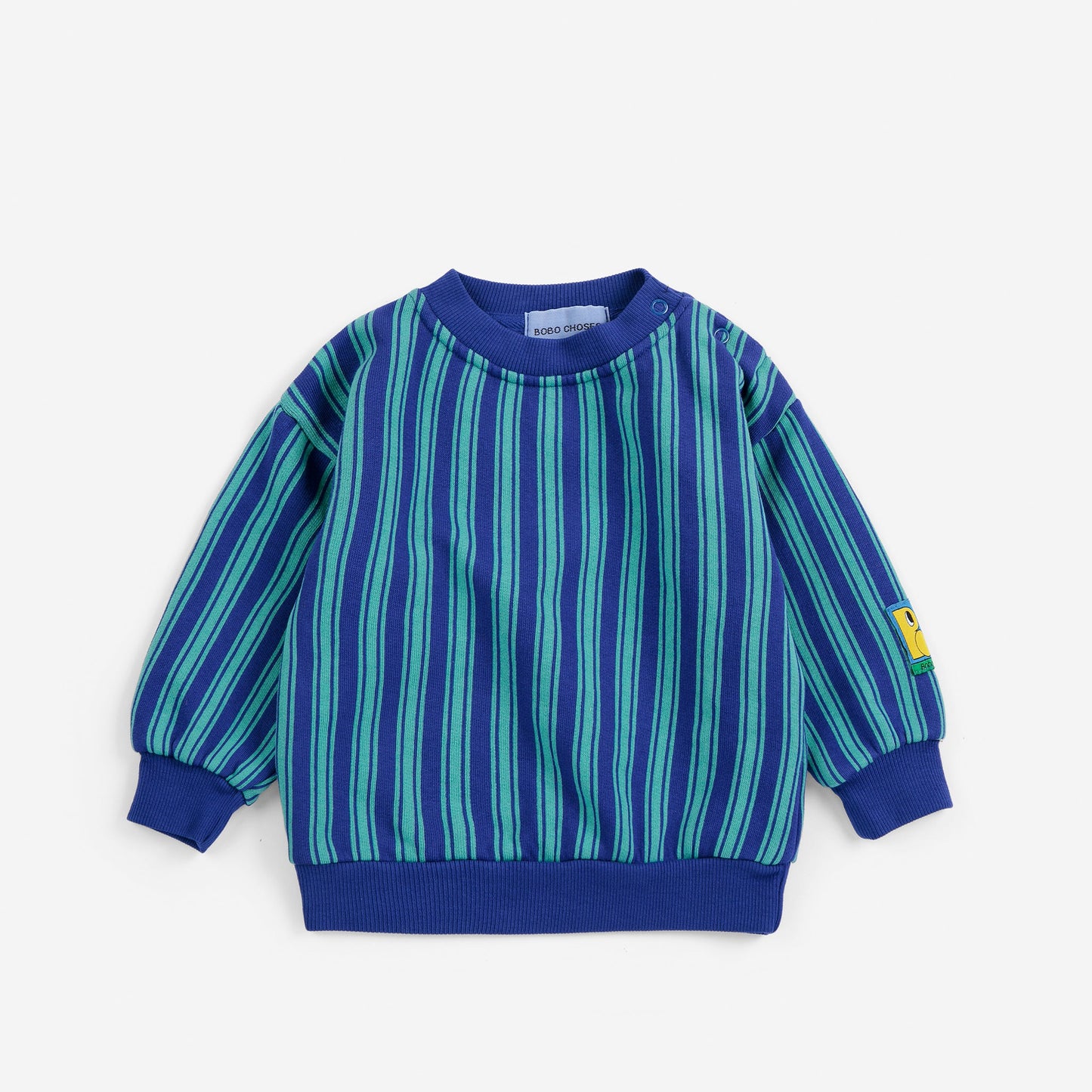 Bobo Choses Baby Tag Stripes Sweatshirt