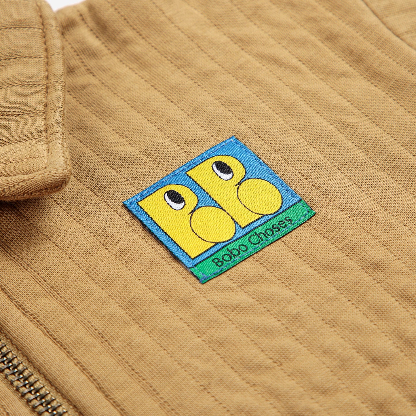 Bobo Choses Baby Tag Quilted Zipped Sweatshirt