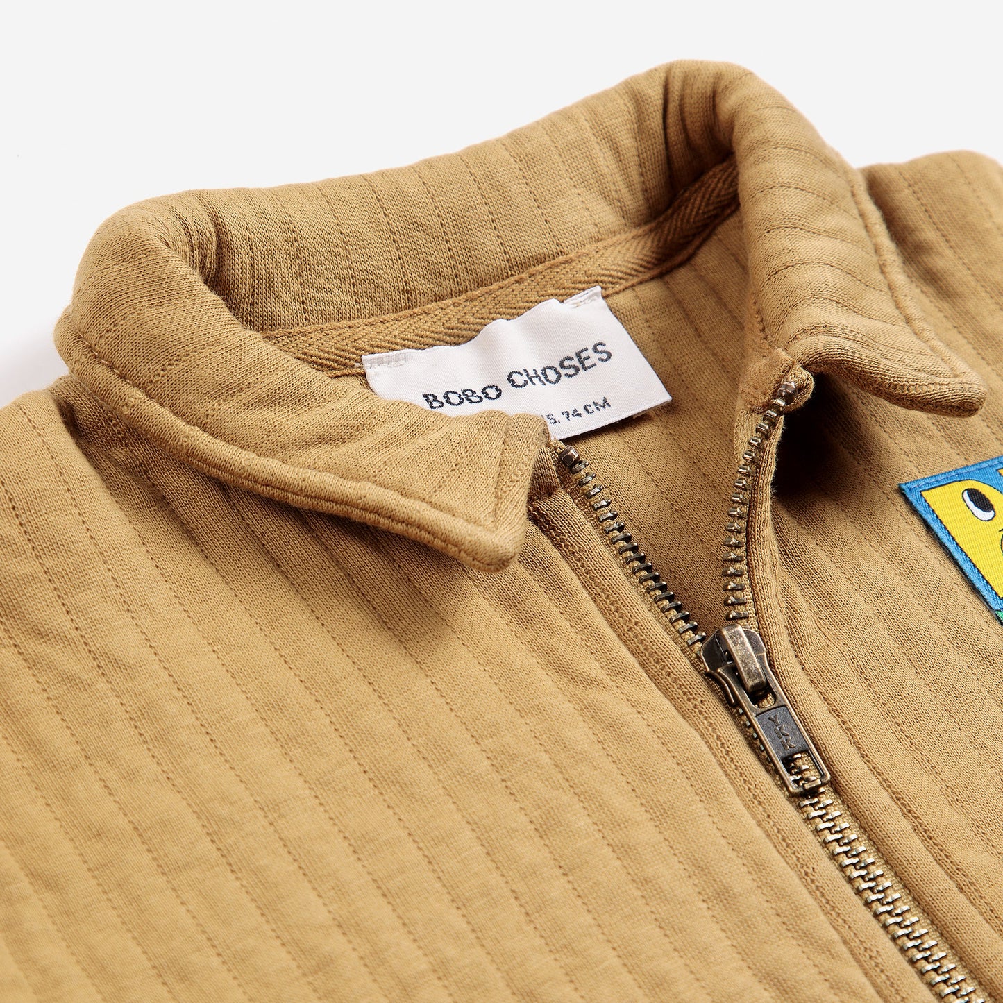 Bobo Choses Baby Tag Quilted Zipped Sweatshirt