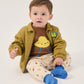 Bobo Choses Baby Tag Quilted Zipped Sweatshirt