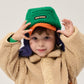 Bobo Choses Baby Green/Purple Colour Block Sheepskin Chapka