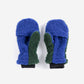 Bobo Choses Blue/Green  Colourblock Sheepskin Mittens