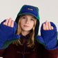 Bobo Choses Blue/Green  Colourblock Sheepskin Mittens