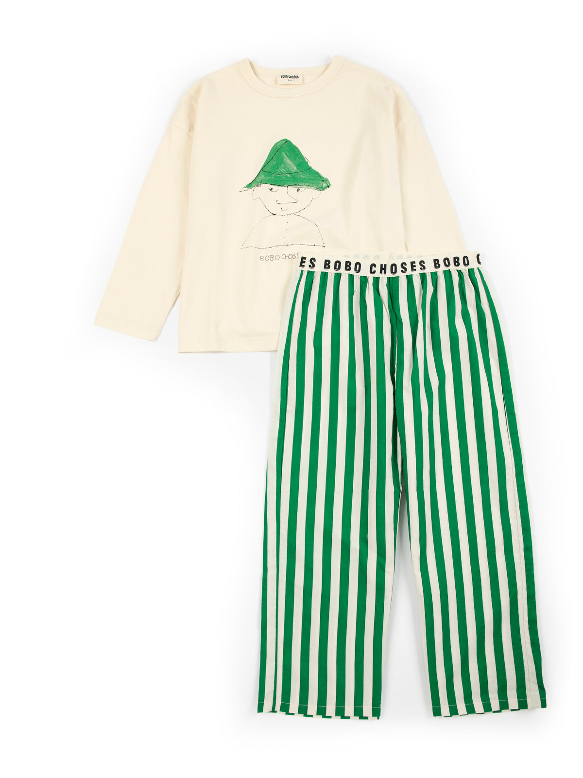Bobo Choses Peeking Mister Loungewear Set