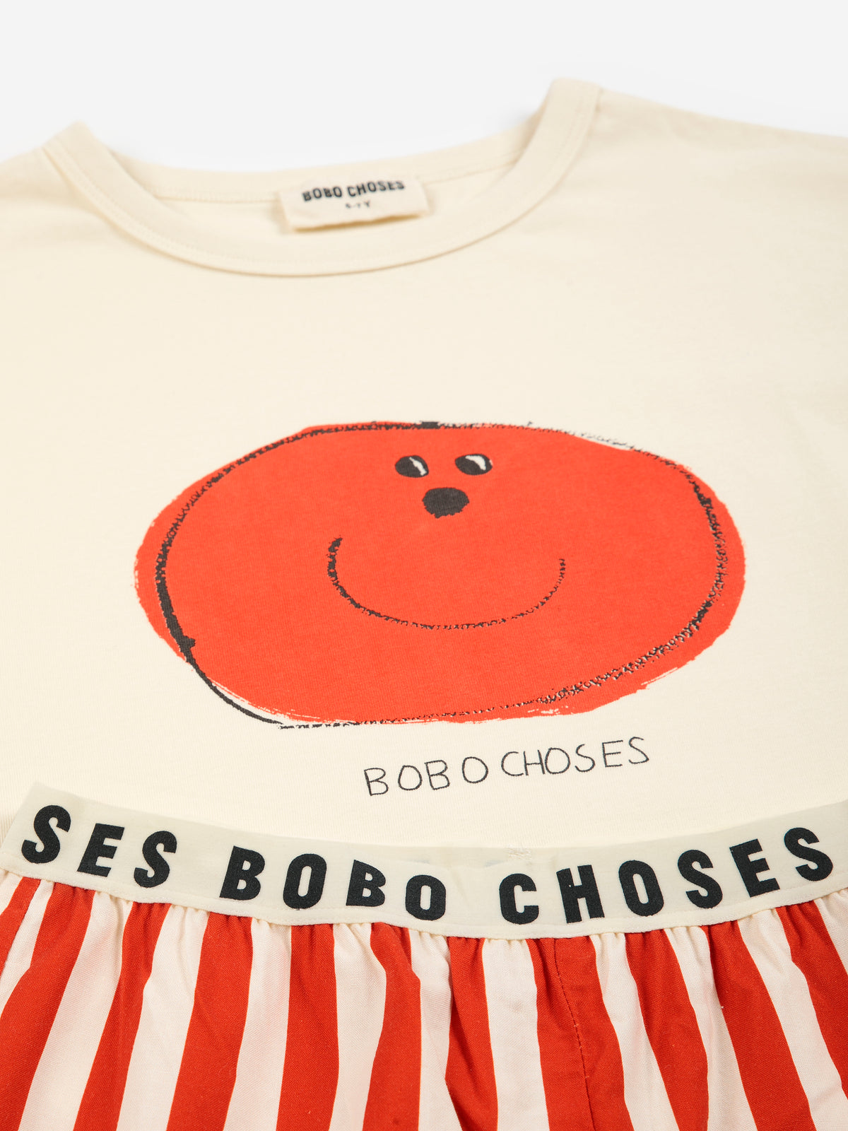 Bobo Choses Weirdly Happy Red Loungewear Set