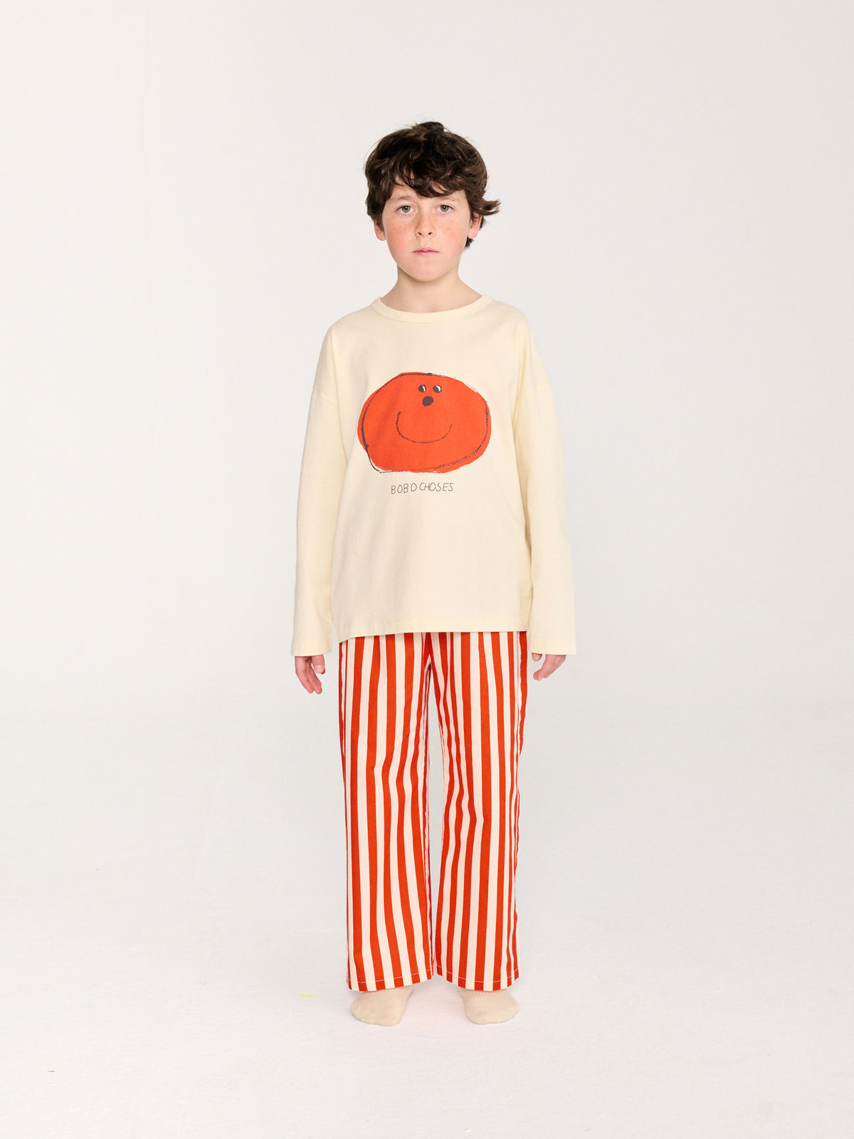 Bobo Choses Weirdly Happy Red Loungewear Set