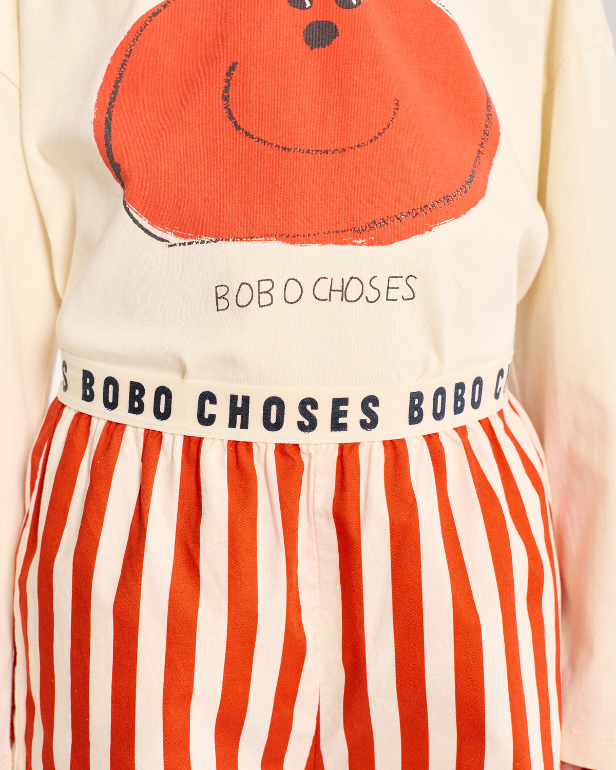 Bobo Choses Weirdly Happy Red Loungewear Set