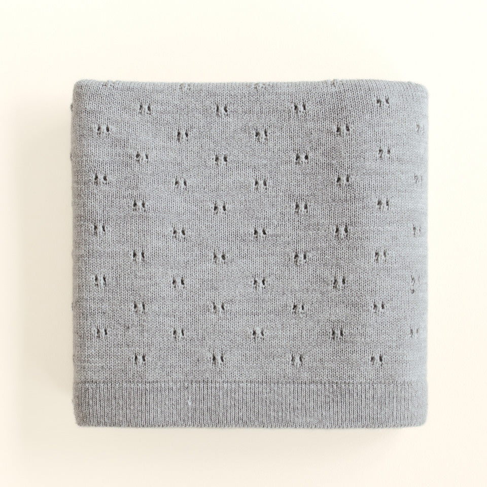 Grey Melange Bibi Blanket
