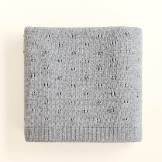 Grey Melange Bibi Blanket