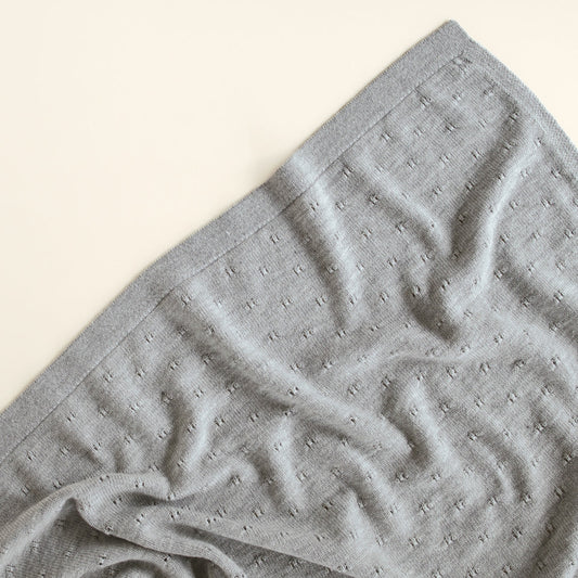 Grey Melange Bibi Blanket