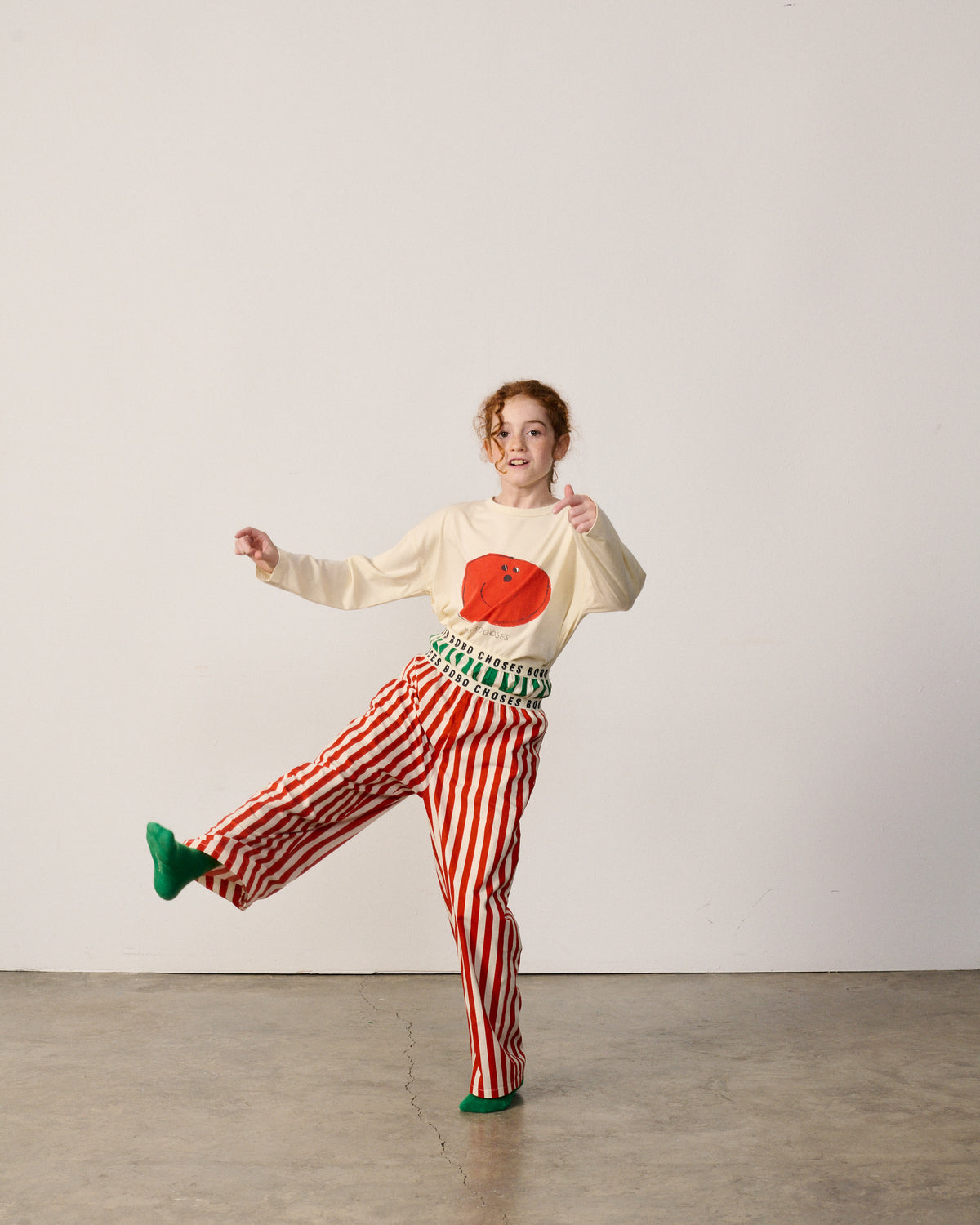 Bobo Choses Weirdly Happy Red Loungewear Set