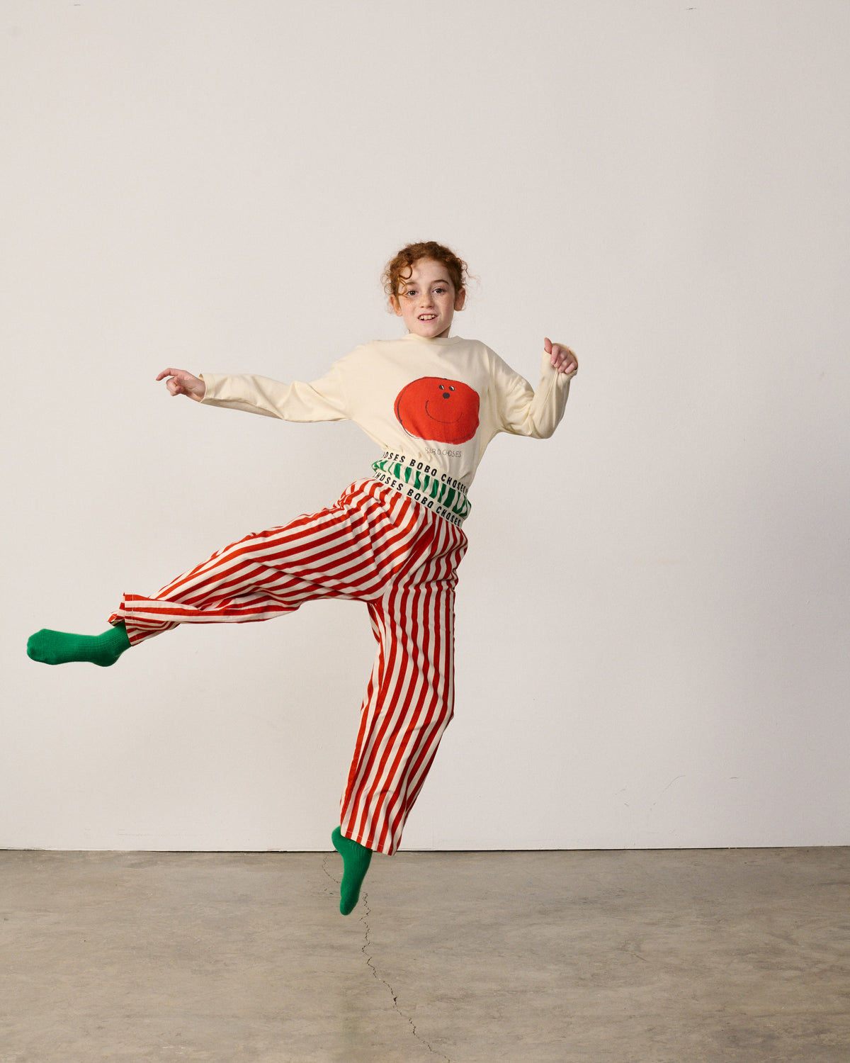 Bobo Choses Weirdly Happy Red Loungewear Set
