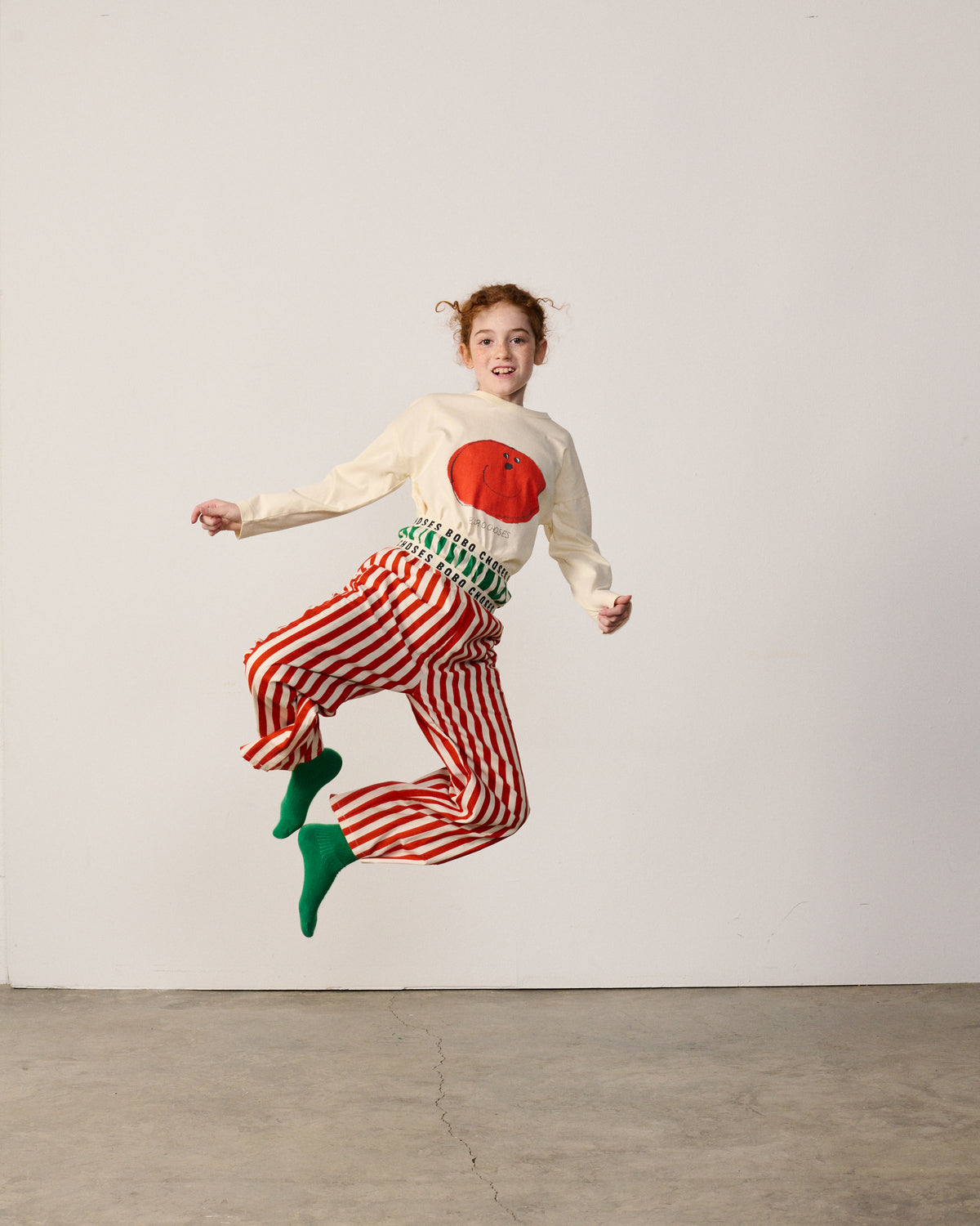 Bobo Choses Weirdly Happy Red Loungewear Set