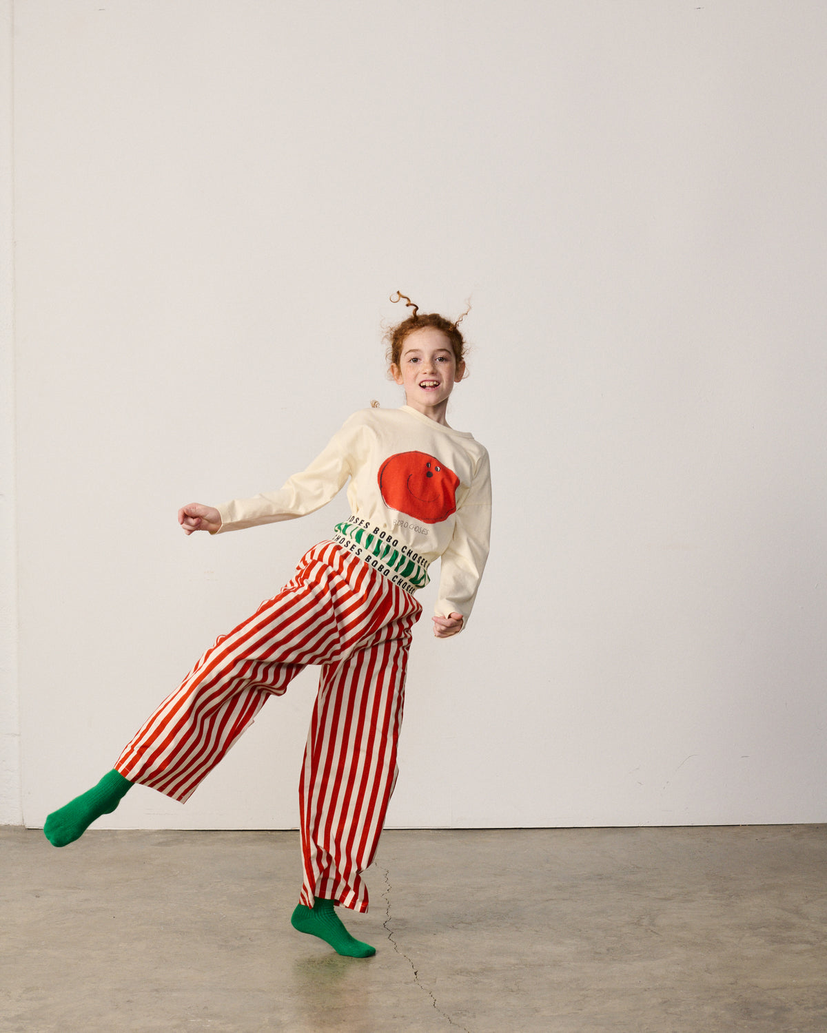 Bobo Choses Weirdly Happy Red Loungewear Set