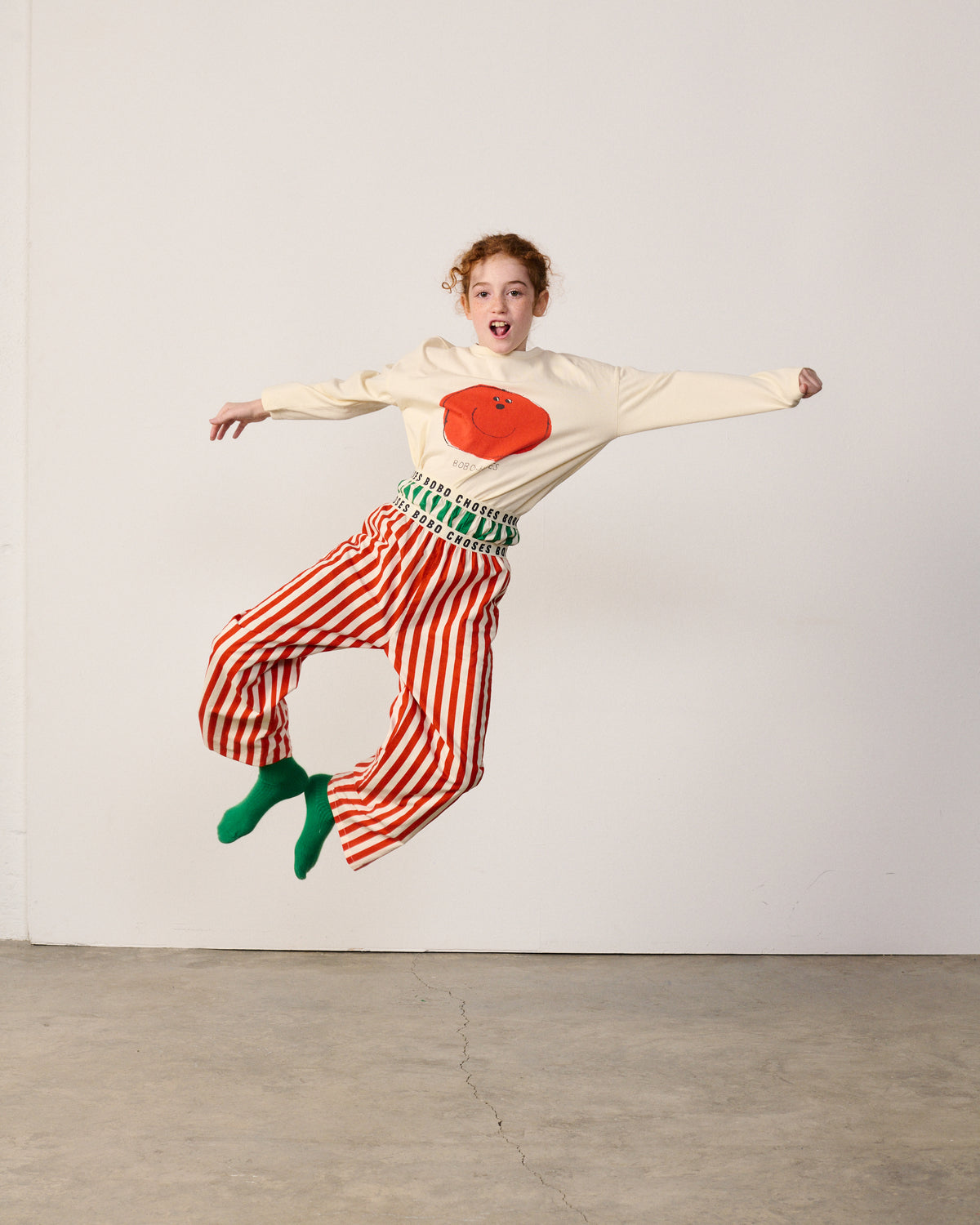 Bobo Choses Weirdly Happy Red Loungewear Set