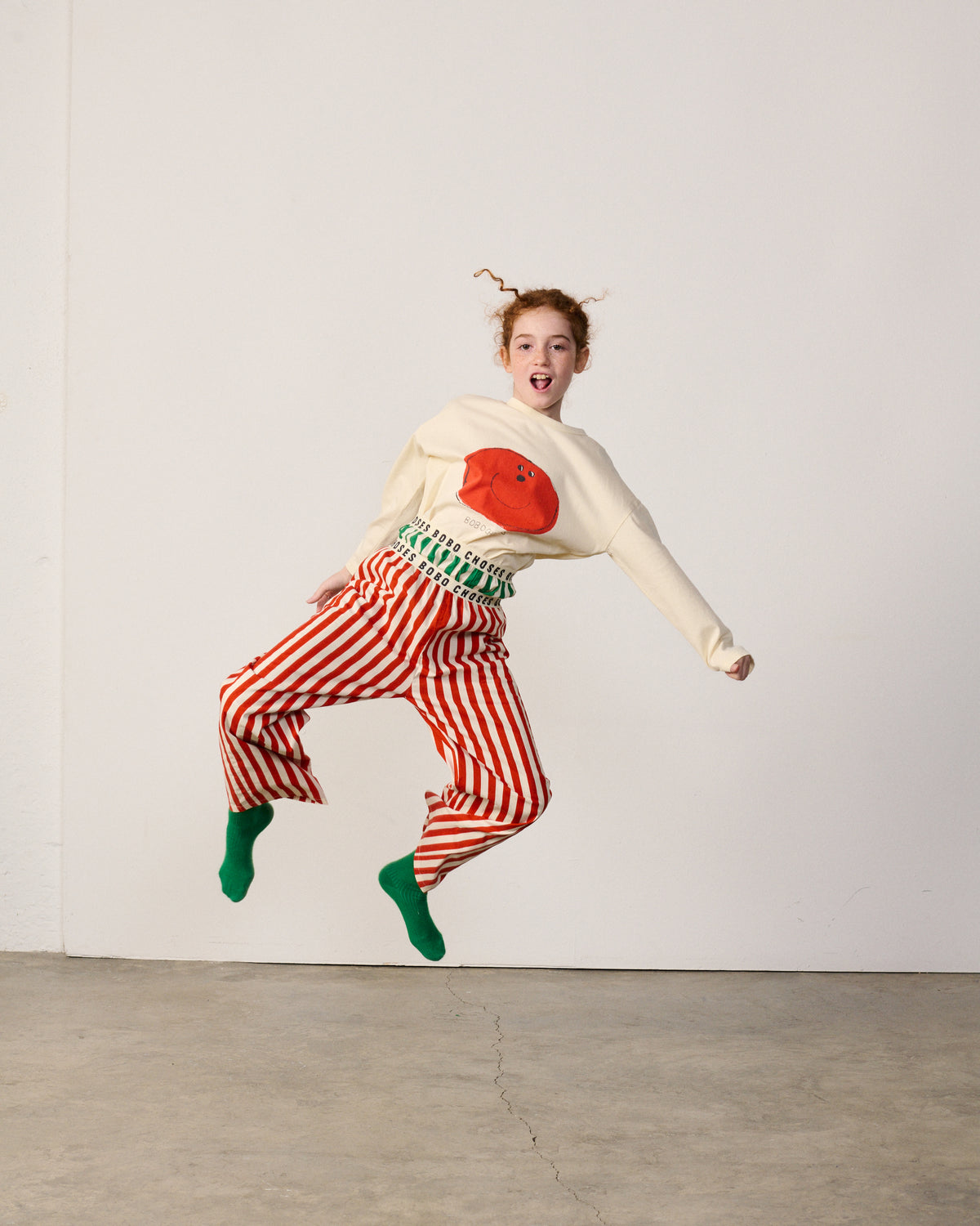 Bobo Choses Weirdly Happy Red Loungewear Set