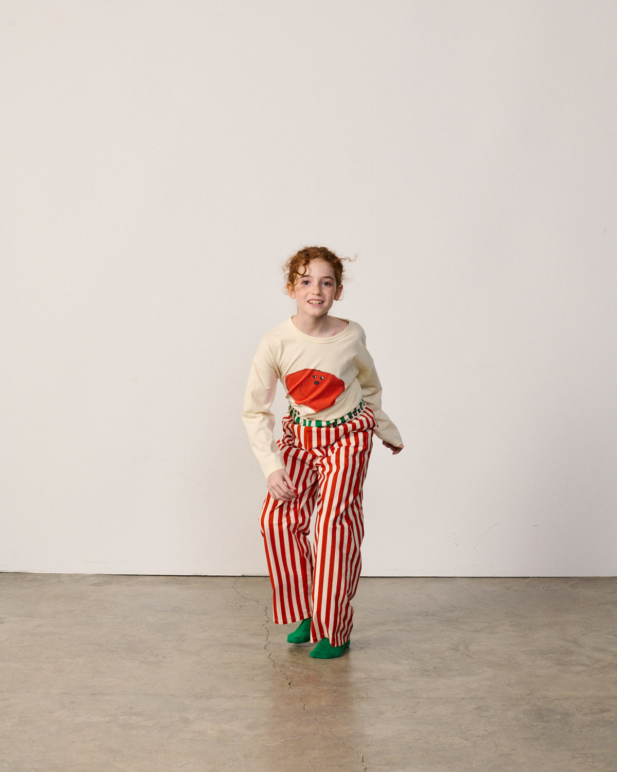 Bobo Choses Weirdly Happy Red Loungewear Set