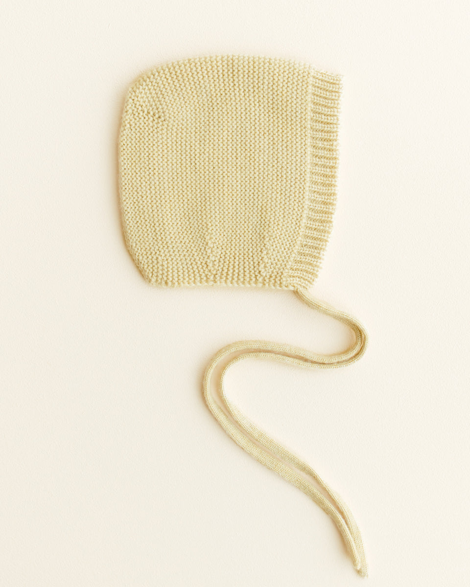Light Yellow Dolly Bonnet 1-3m