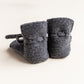Charcoal  Merino Wool Booties