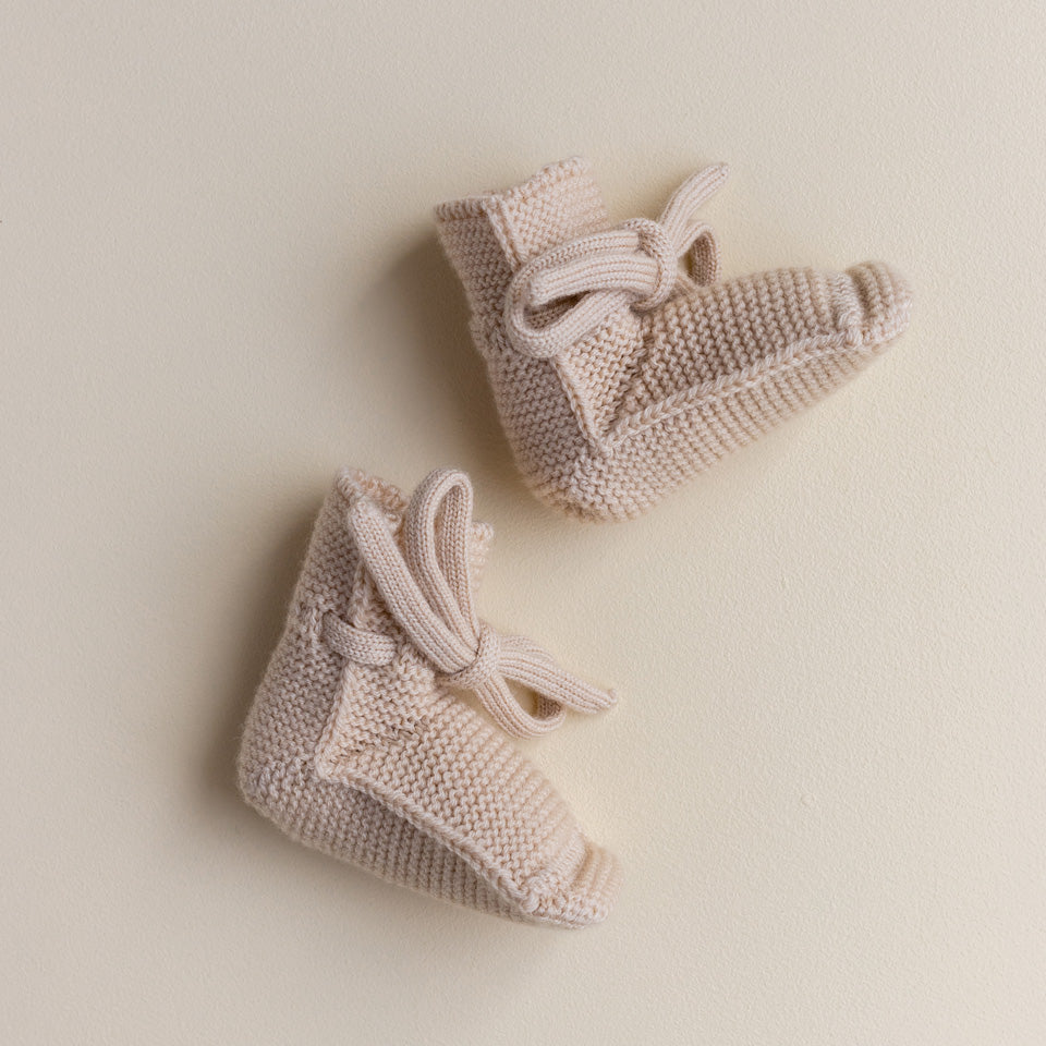 Oat Merino Wool Booties