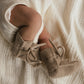 Sand Merino Wool Booties