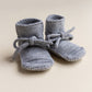 Grey Melange Merino Wool Booties