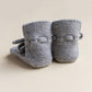 Grey Melange Merino Wool Booties