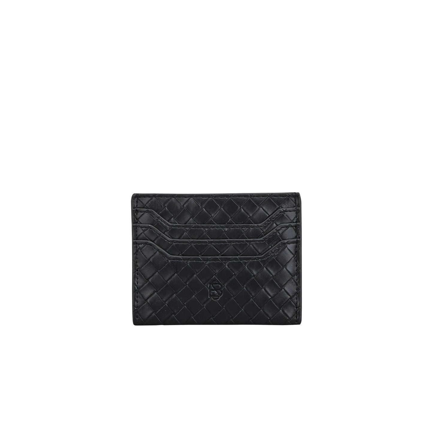 Becksöndergaard Black Rallo Card Holder made from 100% leather, featuring multiple pockets and fine stitching, sleek design measuring 11x8.5 cm