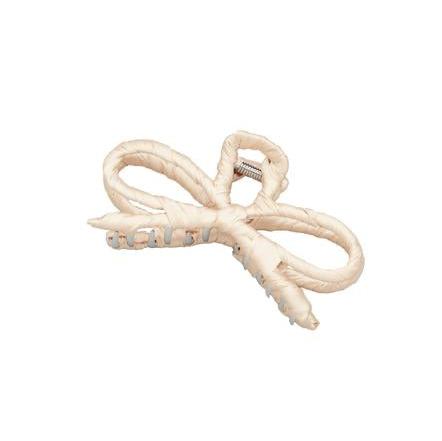 Becksöndergaard Macademia Off-White Luster Bow Hair Claw