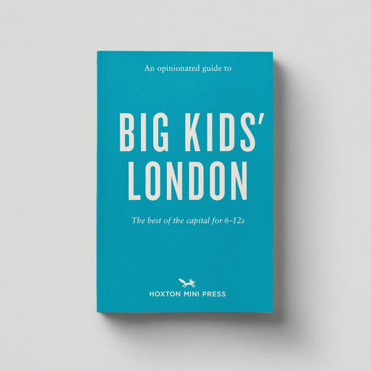 Book titled 'Big Kids' London' on a gray background