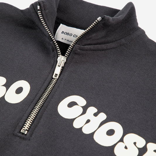 Bobo Choses Wavy 1/4 Zipped Sweatshirt