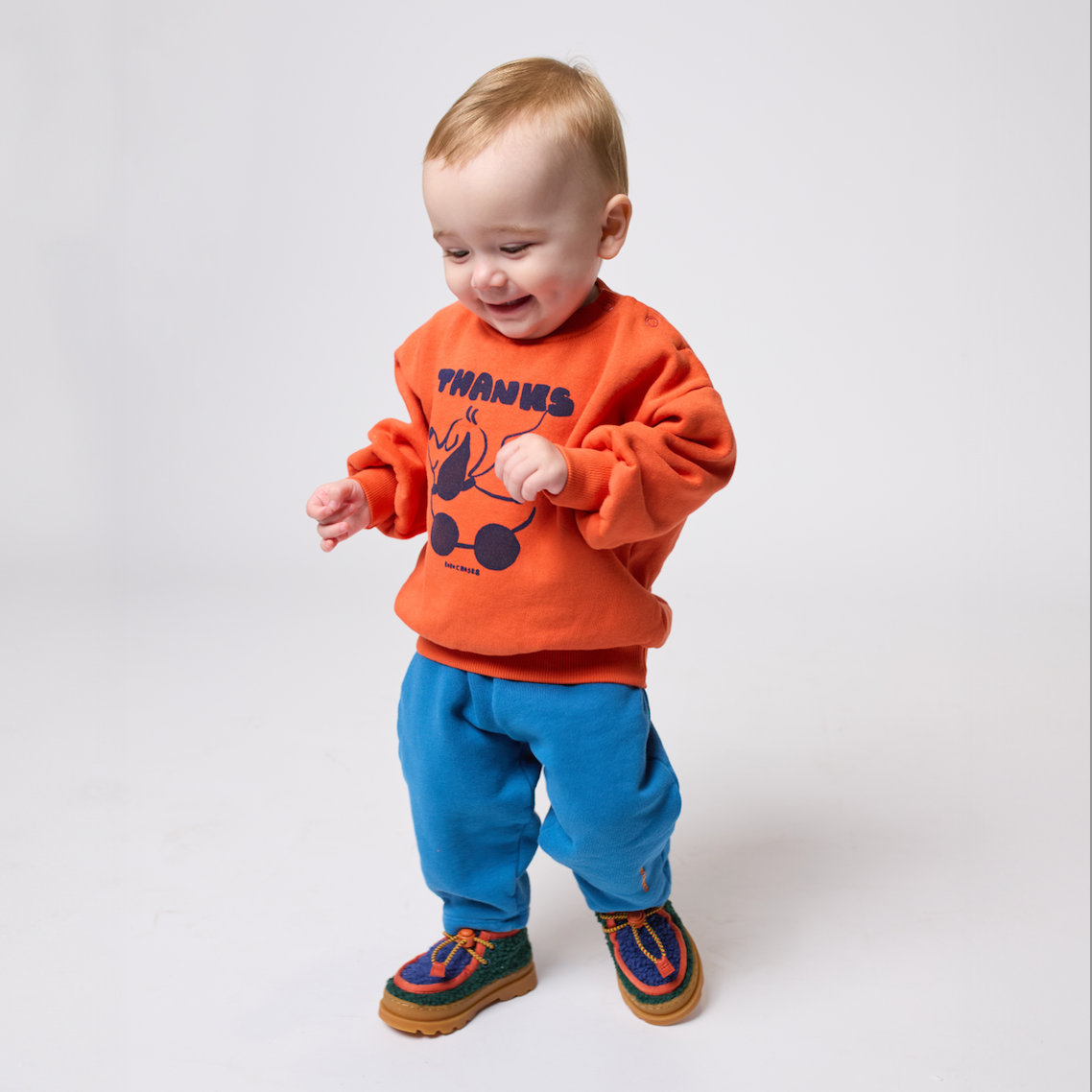 Bobo Choses Baby FUN Collection Rolling Dog Fleece Set