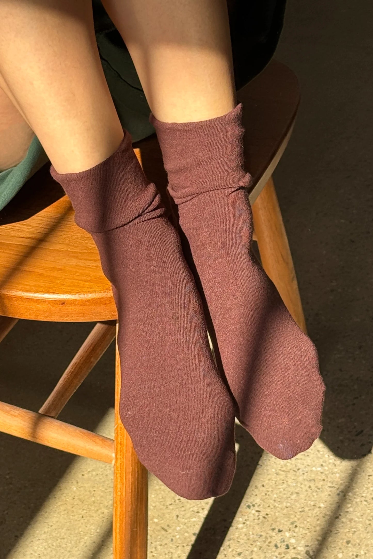 Le Bon Shoppe Dark Cacao Breezy Sneaker Socks