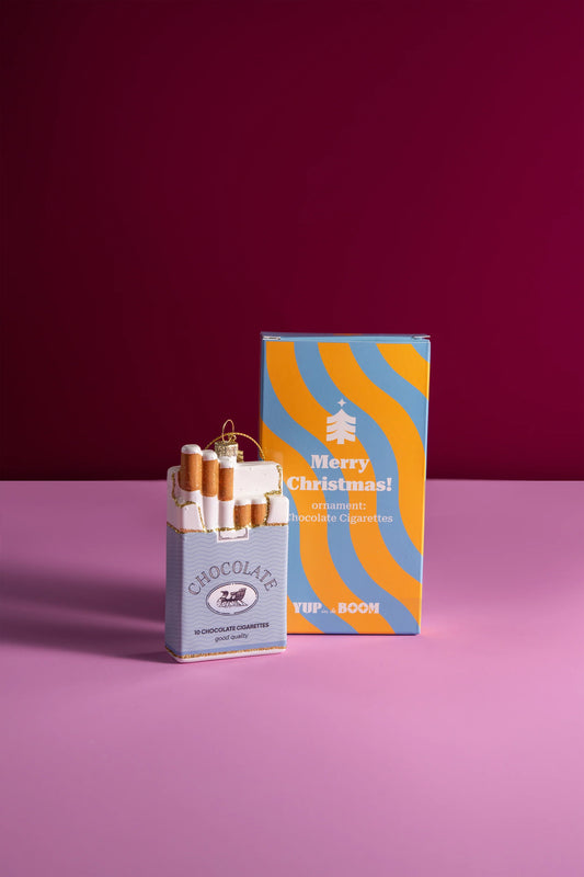 Chocolate Cigarettes Christmas Ornament