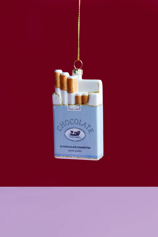 Chocolate Cigarettes Christmas Ornament