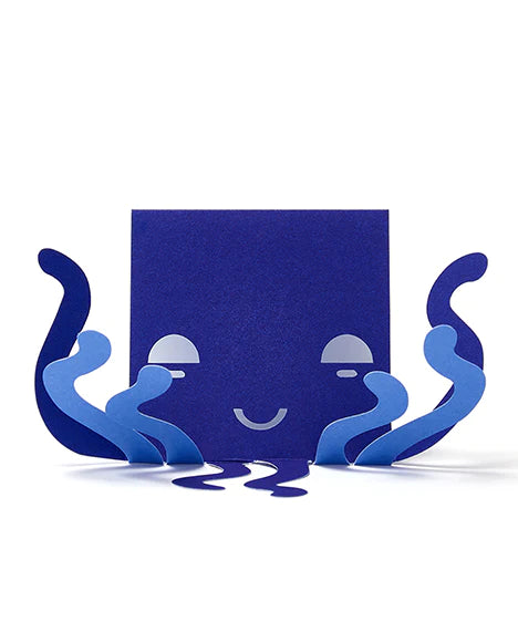 C&M Octopus Cut Out Greeting Card