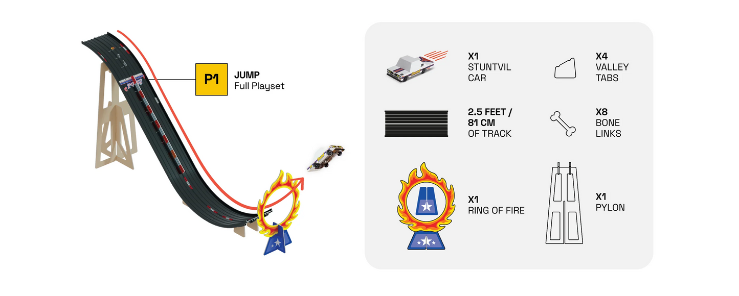 Candylab Candycar Roadworks Jump Playset