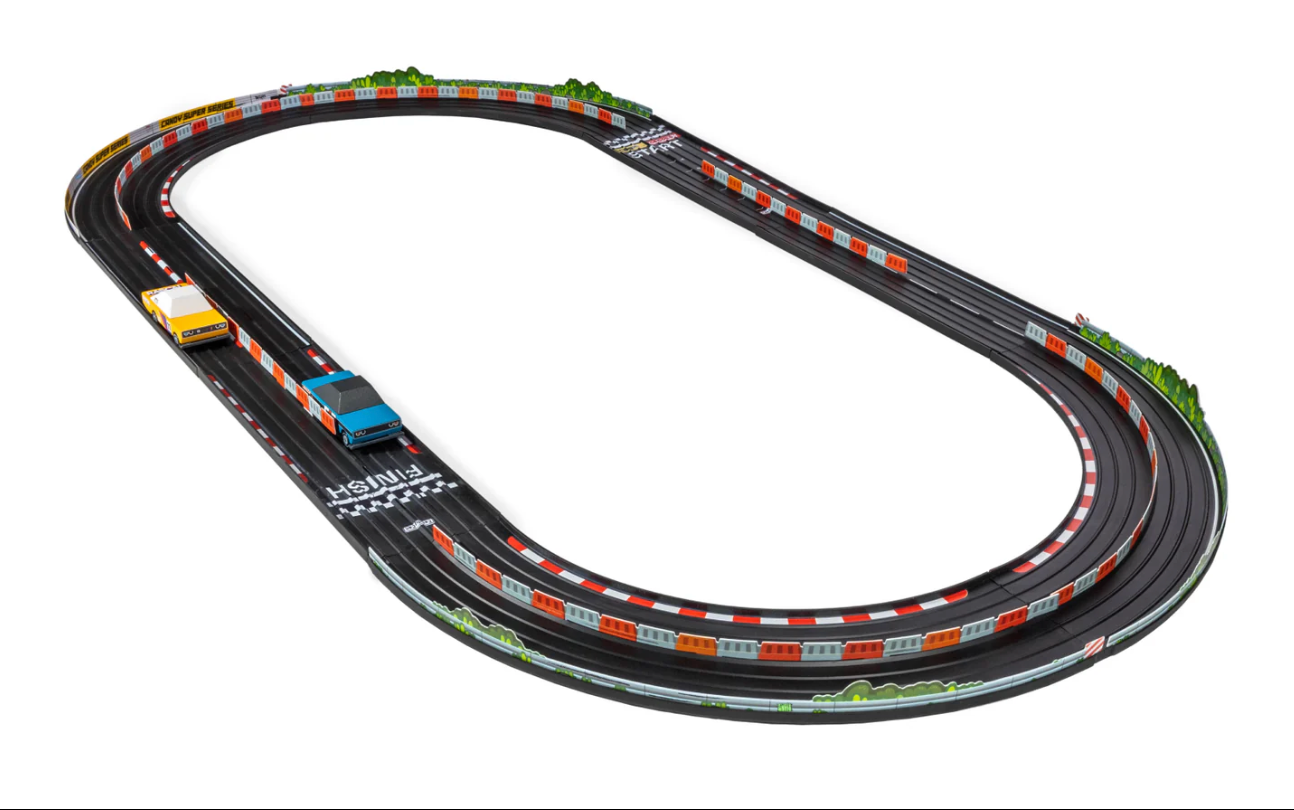 Candylab Candycar Roadworks Oval Speedway Playset