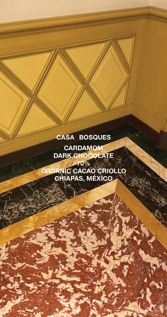 Casa Bosques Cardamom Chocolate Bar